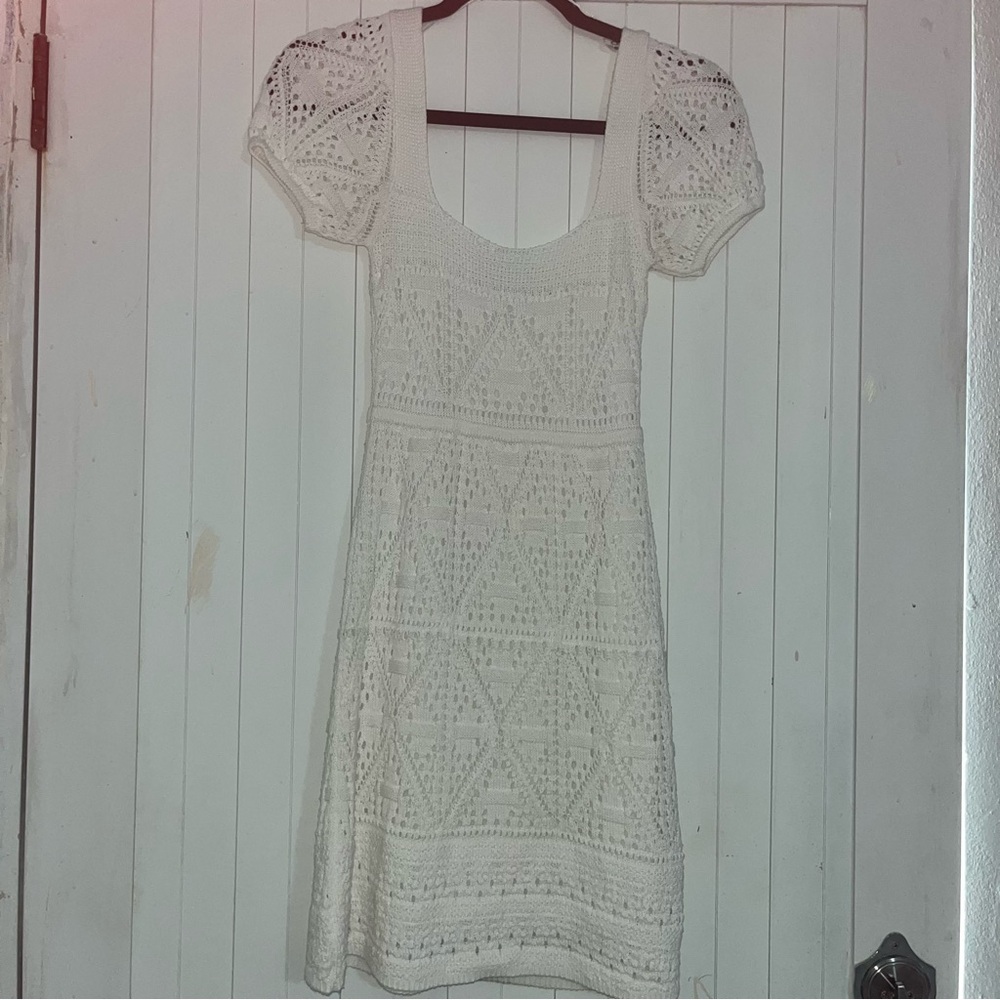 Zara white short dress